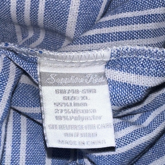 HIGH WASTED STRIPED SHORTS - Picture 4 of 4